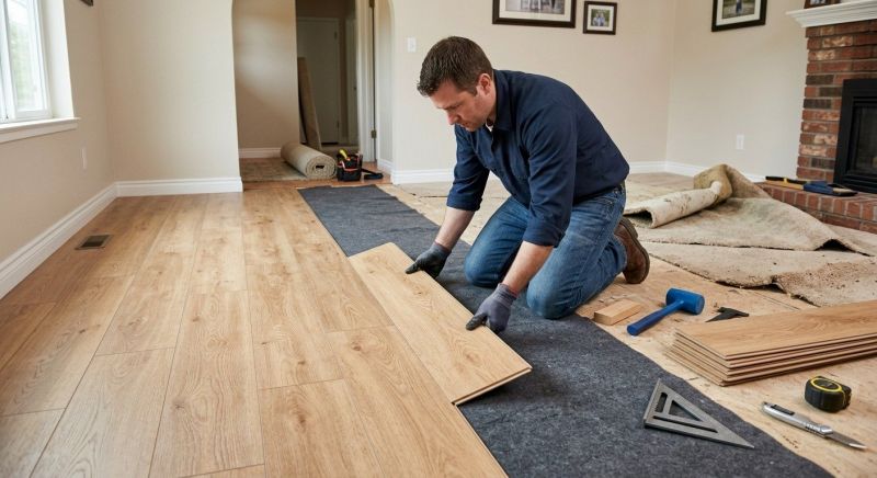 Laminate Floor Remodeling in Redmond, WA