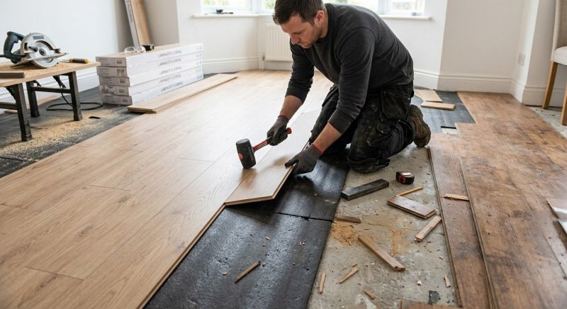 Laminate Floor Replacement in Kingston, WA