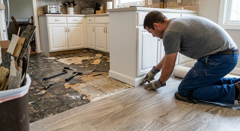 Linoleum Floor Installation in Snohomish County, WA