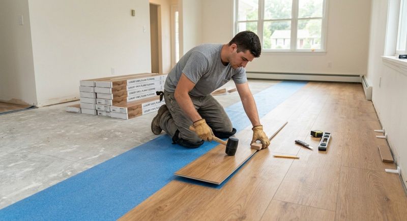 Luxury Vinyl Tile Installation in Port Gamble, WA