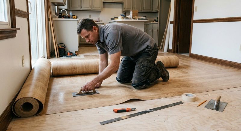 Sheet Flooring Installation in Fall City, WA