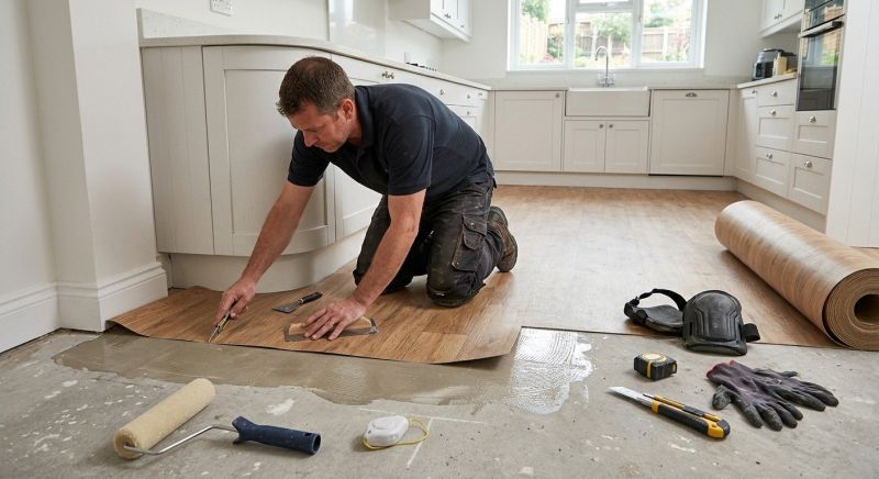 Sheet Linoleum Installation in Fall City, WA