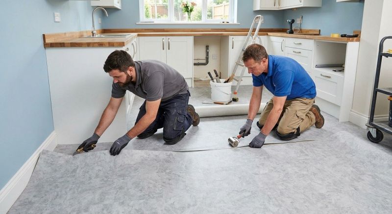 Sheet Linoleum Installation in Redmond, WA