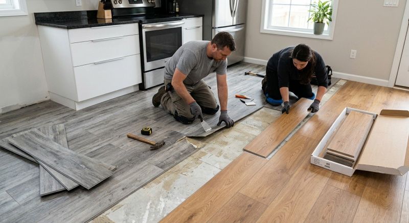 Vinyl Tile Replacement in Redmond, WA