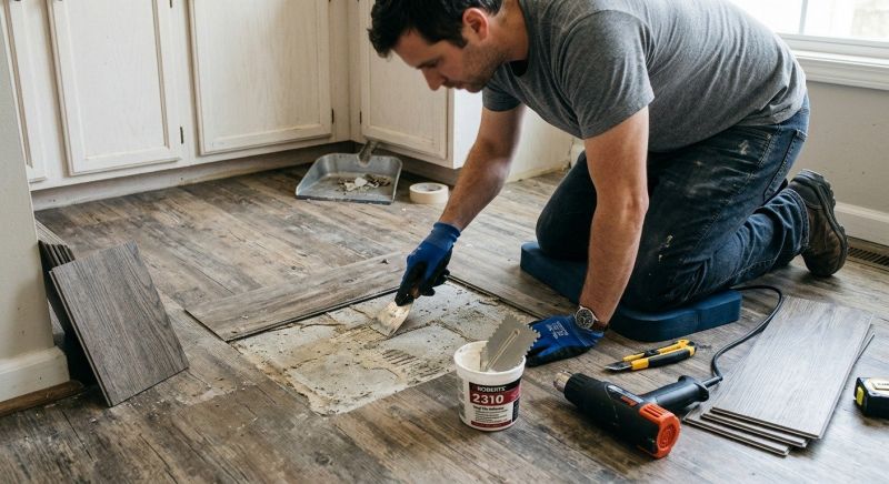 Vinyl Tile Replacement in Redmond, WA